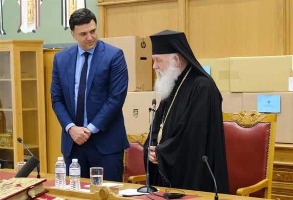 Κικίλιας: δωρεά 97.000 ευρώ της Εκκλησίας της Ελλάδος προς το Εθνικό Σύστημα Υγείας Πηγή: cityportal.gr